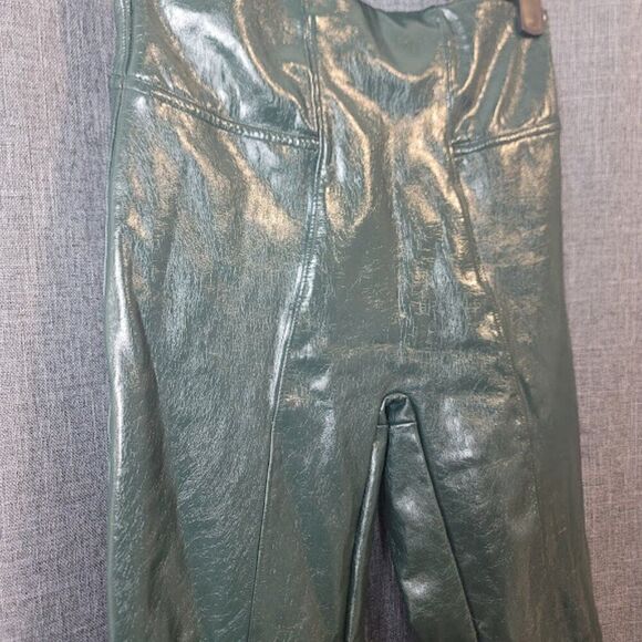 Spanx Faux Patent Leather Liquid Gloss Leggings - Picture 2 of 10